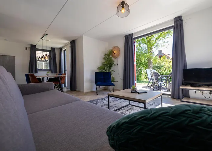 With Sunny Garden Near *